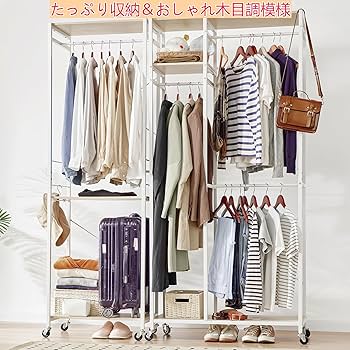 貴重　数量限定　2段　特大　ハンガーラック　古材　収納棚　ディスプレイラック 数量限定 2D-MN / 2段棚 ハンガーラック アイアン